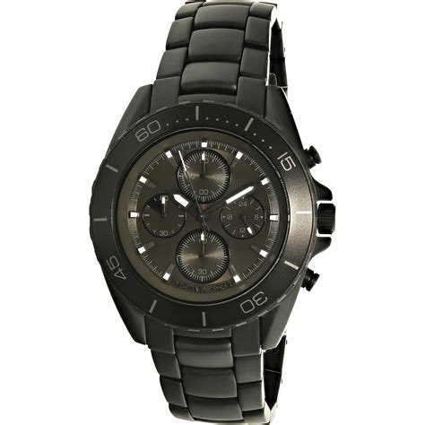 Michael Kors Men's Jetmaster MK8517 Black Stainless